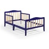 PAGED Toddler Bed Wooden Baby Bed Frame with 4 Side Guardrails and Low Rise Design for Bedroom - 4 of 4