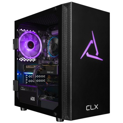 CLX SET Gaming PC - Intel Core i5 14400F 2.5GHz 10-Core Processor, 32GB DDR5 Memory, Arc B580 12GB GDDR6 Graphics, 2TB SSD, WiFi, Windows 11 Home