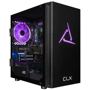 CLX SET Gaming PC - Intel Core i5 14400F 2.5GHz 10-Core Processor, 32GB DDR5 Memory, Arc B580 12GB GDDR6 Graphics, 2TB SSD, WiFi, Windows 11 Home - 1 of 4