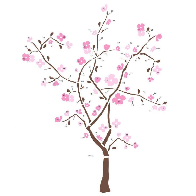 Spring Blossom Peel and Stick Giant Wall Decal - RoomMates, 1 of 7