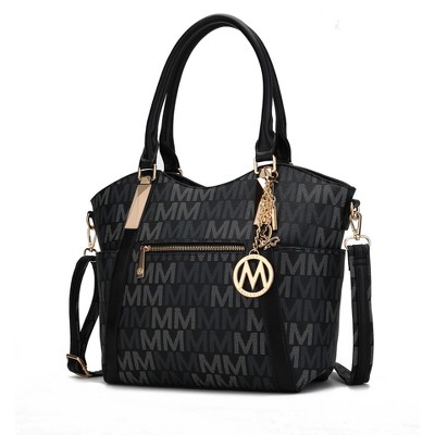 MKF Collection Jeneece M Signature Tote Bag Vegan Leather Stylish Women’s Purse by Mia K