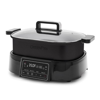 Photo 1 of GreenPan PFAS-Free Nonstick 7-in-1 Slow Cooker, Skillet, Grill  More