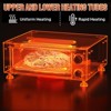 ROVSUN Indoor Pizza Oven Countertop, 1100W Stainless Steel Single Layer Commercial Electric Pizza Oven w/ Timer and Temperature Control, Easy-to-Clean - 2 of 4
