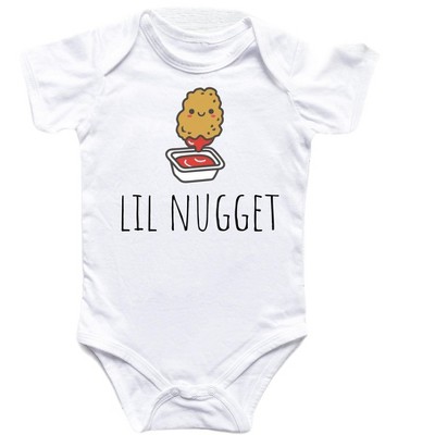 Little Nugget Chicken Fast Food - Baby Boy Girl Clothes Infant Onesie® Funny Cute Newborn GS1