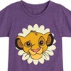 Girls' - Disney - Simply Simba Fitted Short Sleeve Graphic T-Shirt - 2 of 4