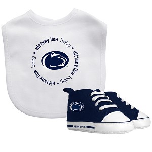 Baby Fanatic 2 Piece Bid and Shoes - NCAA Penn State Nittany Lions - White Unisex Infant Apparel - 1 of 3