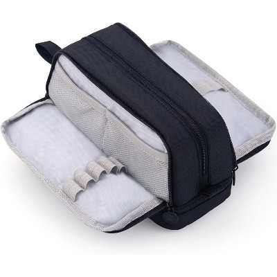 Fmeida Large Capacity Pen Pencil Case with 4 Compartments, Multi-Slot Pencil Pouch Bag Aesthetic School Supplies Organizer