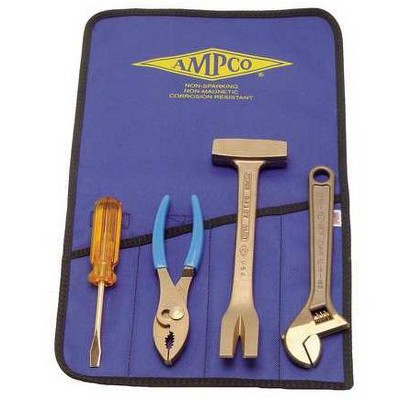 AMPCO M-46 Hazmat Nonsparking Tool Set,4 pc.
