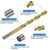 Unique Bargains HSS 6542 Metric Spiral Point Thread Tap and Twist Drill Bit Sets 4 Pcs - 4 of 4