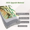 Modern Washable Leaf Area Rug, Non Slip Non Shedding Floor Cover, Foldable Low Pile Plant Accent Mat for Kitchen Bathroom Bedroom Living Room - 3 of 4