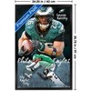Trends International NFL Philadelphia Eagles - Saquon Barkley 25 Framed Wall Poster Prints - 3 of 4