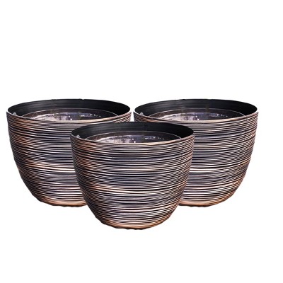 12" 3pk Indoor/outdoor Nested Planter Pot - Xbrand : Target