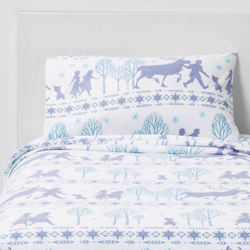 Twin Frozen 2 True Adventure Flannel Sheet Set Disney Store