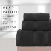 Home Weavers Elegance Essentials 550GSM 100% Cotton Zero Twist Super Absorbent Bath Towel Set - 2 of 4