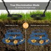 Gymax Premium Precision Metal Detector Set with Screen Waterproof Search Coil Earphones and Carrying Case - 4 of 4