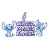 Womens Lilo & Stitch Ohana Alien Couple T Shirt - 2 of 4