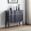 Acme Furniture Deianira Decorative Storage Cabinet Antique Gray Finish - 2 of 4