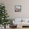 Stupell Industries Winter Reindeer Holiday Landscape Floating Frame Canvas Art - 3 of 4