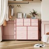 Tall Dresser For Bedroom, Chests Of Drawers, Fabric Dresser Storage Tower For Closet, Hallway, Living Room, Metal Frame, Wooden Top - 4 of 4