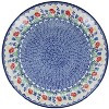 Blue Rose Polish Pottery Ceramika Artystyczna Dinner Plate - 2 of 2