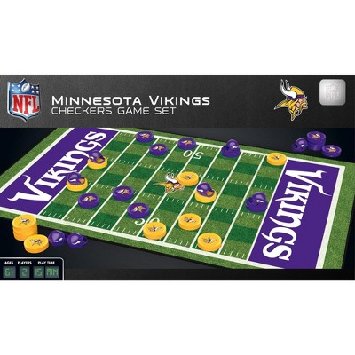 MasterPieces NFL Minnesota Vikings Checkers Board Game