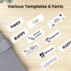 Genuine P21 Label Maker Tape, Adapted Label Print Paper, 14x40mm (0.55"x1.57"), 180 Tapes/Roll, 3-Roll, White - 4 of 4