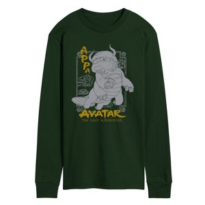 Men's - Avatar: The Last Airbender - Appa Long Sleeve Graphic T-Shirt - 1 of 3