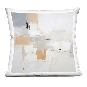 Stupell Industries Yellow Abstract Visionaries Indoor Decorative Throw Pillow, 18 x 18 - 1 of 3
