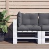 vidaXL Pallet Cushions 3 pcs Anthracite Fabric - 2 of 4