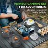 NutriChef 12-Piece Camping Cookware Set - Non-Stick, Lightweight Pots, Pans, and Utensils for Outdoor Cooking - 2 of 4