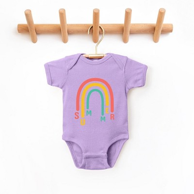 The Juniper Shop Rainbow Summer Baby Bodysuit