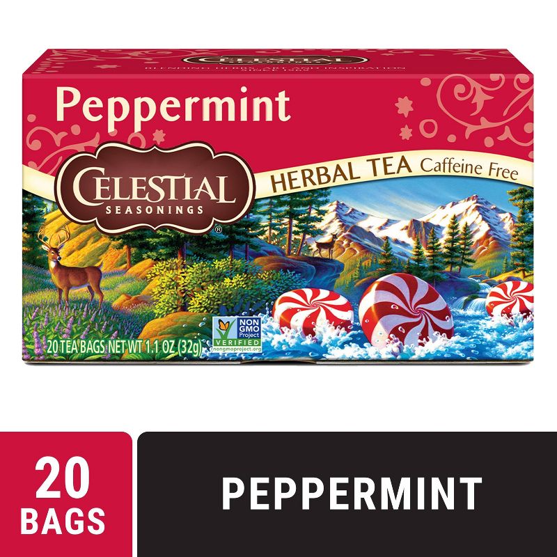 Celestial Seasonings Caffeine Free Peppermint Herbal Tea - 20ct, 6 of 7