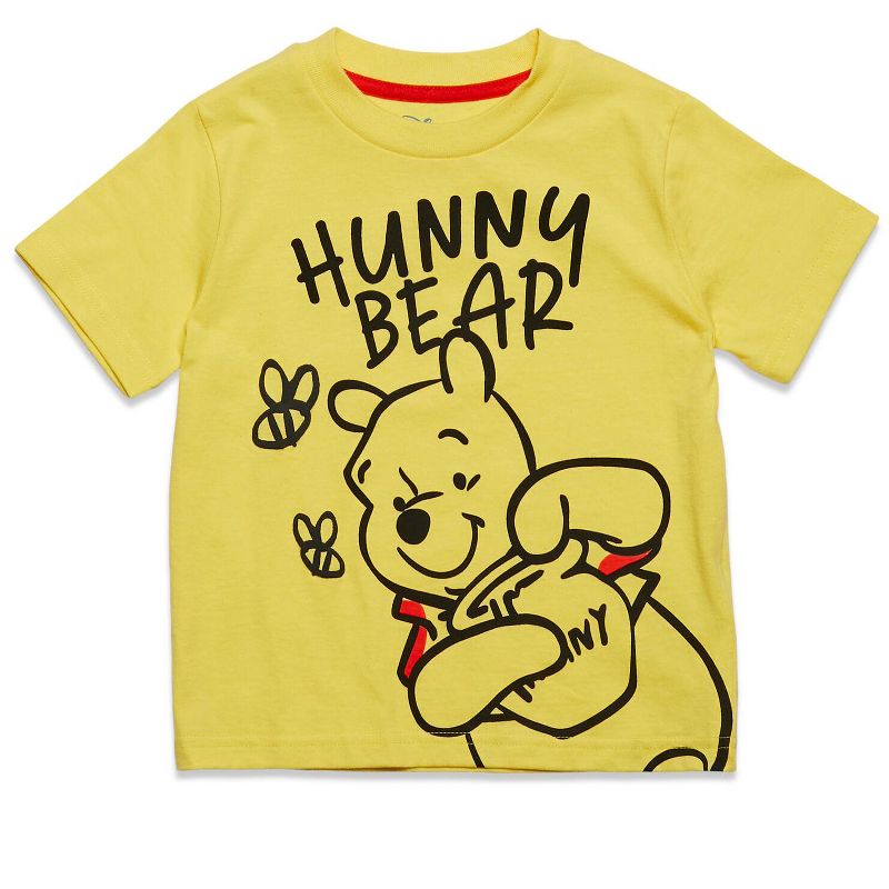 Disney Winnie the Pooh Winnie the Pooh Tigger Eeyore Baby Short Sleeve Graphic T-Shirt, 2 of 10