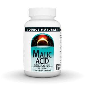 Malic Acid 833 mg by Source Naturals, Inc.  -  60 Tablet - 1 of 3