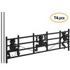 15 Panels 8ft(L) x24in(H) Decorative Garden Fence Animal Barrier Fence,T Shape Flower Bed Fencing Barrier,Frog Pattern - 4 of 4