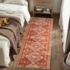 Modern Striped Geometric Rugs for Bedroom Retro Thin Soft Washable Low Pile Area Rugs Easy Care Non Slip Soft Carpet for Living Room - 3 of 4