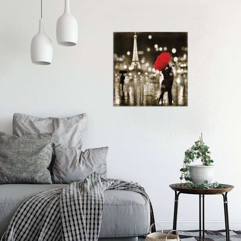 A Paris Kiss by Kate Carrigan Unframed Wall Canvas - iCanvas, 4 of 7