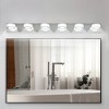 DAKAFUL LED Bathroom Vanity Light, with Multi 360° Rotatable Acrylic Up&Down Heads, Stepless Dimmable Wall Lights Over Mirror,for Bathroom/Bedroom - 2 of 4
