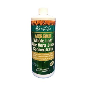 Whole Leaf Aloe Vera Juice Concentrate-Aloe Gold by Aloe Life  -  32 oz Liquid - 1 of 2