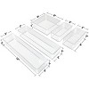 Sorbus Clear Drawer Organizers, Multi-Purpose Bins for Makeup, Vanity Organization, and more - 4 of 4