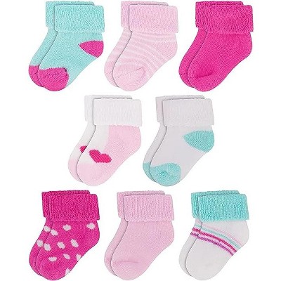 Rising Star Infant Socks For Baby Boys & Girls, Thick Cotton Terry Cuff ...