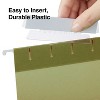 MyOfficeInnovations Plastic Tabs 3-1/2" x 5/8" Clear 50/Pack (10986) 380431 - 3 of 4