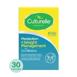 Culturelle Healthy Metabolism + Weight Management with Slimbiotics Capsules - 30ct - 1 of 4