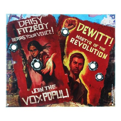 Crowded Coop, LLC Bioshock Vox Revolution 9"x12" Tin Sign