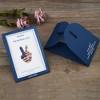 Anna-Kaci Flag Peace Sign Red White Blue Brooch Pin with Patriotic Gift Message Card & Envelope Jewelry Gifts - 4 of 4