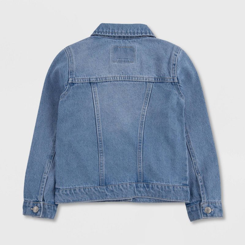 Levi's® Girls' Trucker Jeans Jacket - Light Wash, 4 of 9
