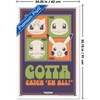 Trends International Pokemon: Groovy Vibes - Gotta Catch 'Em All! Framed Wall Poster Prints - 3 of 4