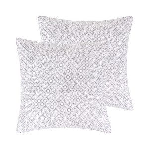 Wexford Grey Euro Sham Set - Two Euro Shams - Levtex Home - 1 of 3