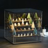 Unique Bargains Clear LED Light Dustproof Assembled Display Box for Collectibles - 2 of 4