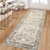 Washable Modern Stripe Area Rugs Contemporary Indoor Lightweight Low Pile Non Slip Carpet For Living Room Bedroom Soft Easy Care Floor Mat Home Decor - 2 of 4